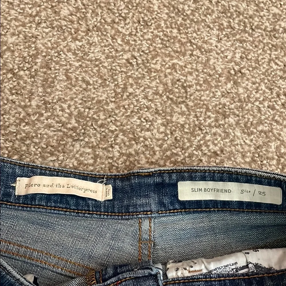 Anthropologie Pilcro and the Letterpress Slim Boyfriend Denim Shorts - Picture 4 of 4